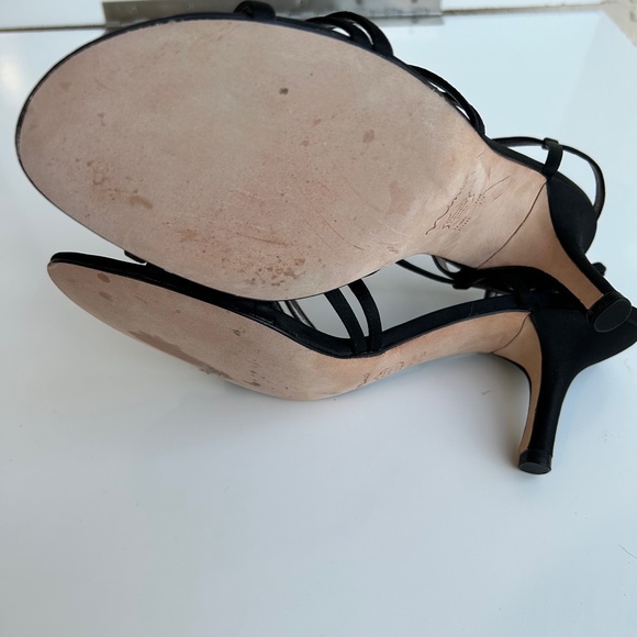 Nina Black Luster SA Genuine Leather Sole Size 9M USA - Picture 4 of 8